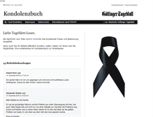 Tablet Screenshot of kondolenzbuch.goettinger-tageblatt.de